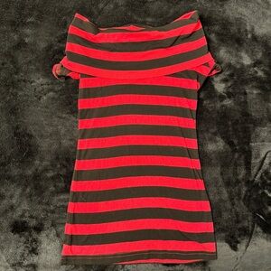 Mall Goth Off The Shoulder Top